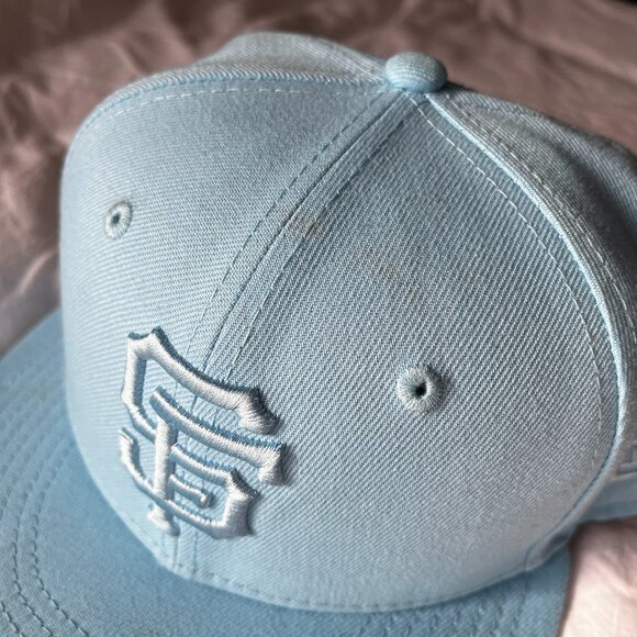 San Francisco Giants New Era 2023 59FIFTY Fitted Hat (Light Blue) - Picture 2 of 5